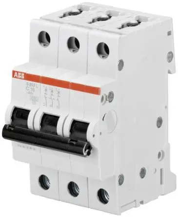 Produktfoto 1 von ABB System Pro M Compact Miniaturüberlastschalter Typ C, Pol 3-polig 20A 400V ac, Abschaltvermögen 4.5 kA System Pro M