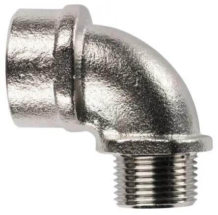 Produktfoto 1 von Flexicon BM90 Messing Kabelrohr Befestigung M50 50 mm Nickel Nickel-Finish IP68, IP67, IP66