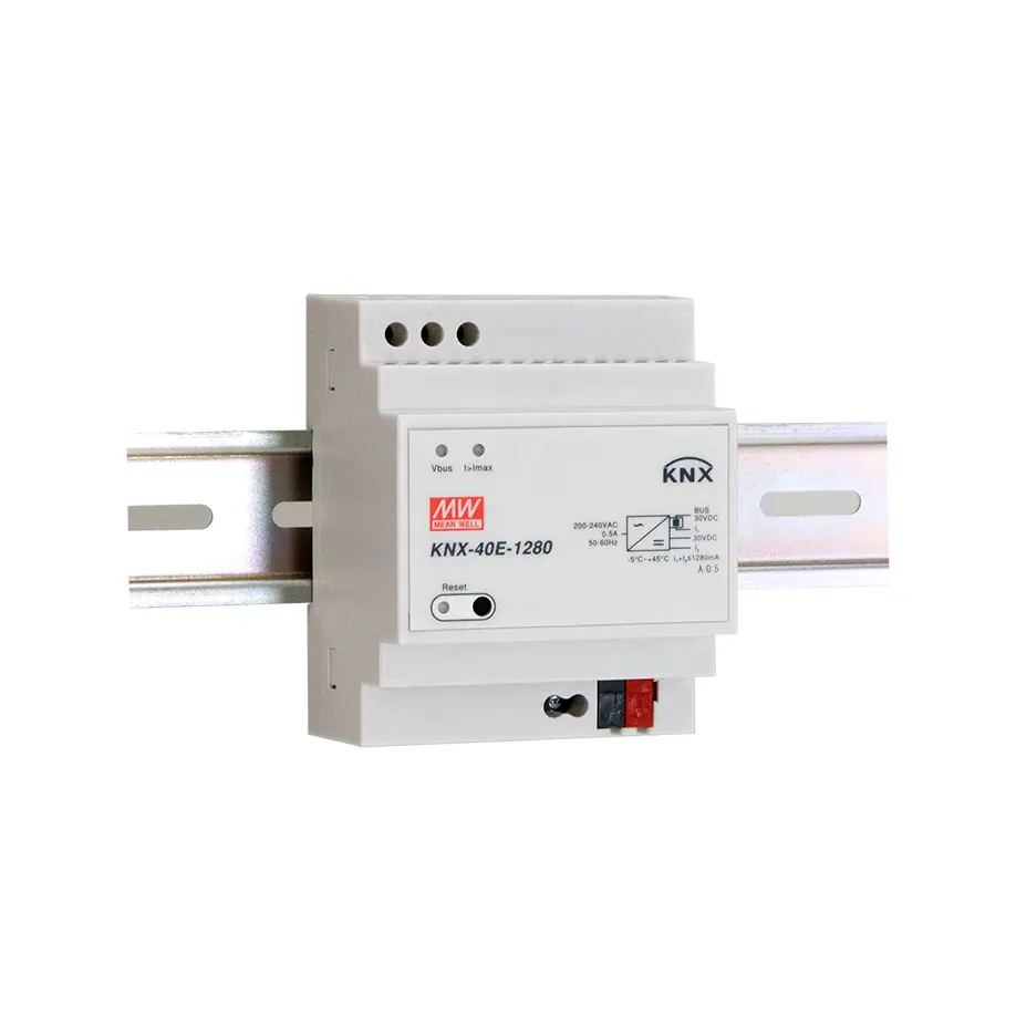 Produktfoto 1 von MEAN WELL KNX DIN-Schienen Netzteil Getaktet 30V dc / 1.28A 38.4W 180 → 264 V ac / 176 → 280V dc