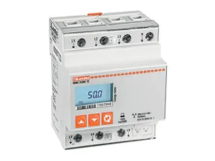 Produktfoto 1 von Lovato DME Energiemessgerät LCD 92 mm x 72 mm Elektronik, 7-stellig / 3-phasig 2 Ausg. 1 Eing. Impulsausgang