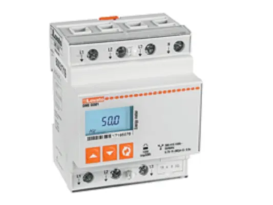 Produktfoto 1 von Lovato DME Energiemessgerät LCD 92 mm x 72 mm Elektronik, 7-stellig / 3-phasig 2 Ausg. 1 Eing. Impulsausgang