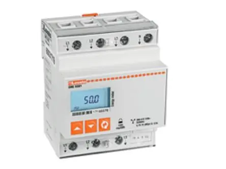 Produktfoto 1 von Lovato DME Energiemessgerät LCD 92 mm x 72 mm Elektronik, 7-stellig / 3-phasig 2 Ausg. 1 Eing. Impulsausgang