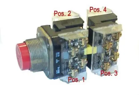 Produktfoto 1 von Allen Bradley 800T Druckschalter Tastend Panel Ø 30 mm, SPST / 10A