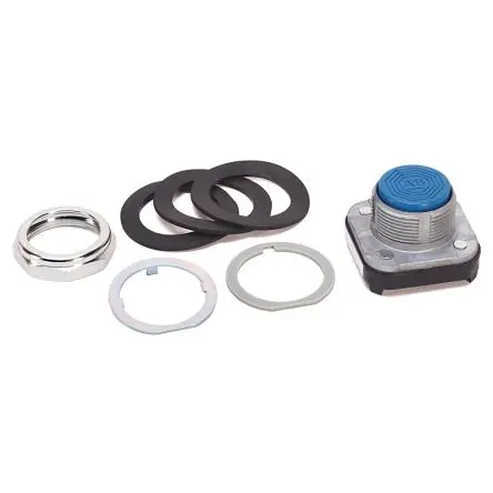 Produktfoto 1 von Allen Bradley 800T Drucktastenkopf Ø 30 mm, Blau Tastend Glatt Rund Metall, IP65