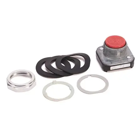Produktfoto 1 von Allen Bradley 800T Drucktastenkopf Ø 30 mm, Rot Tastend Rund Rund Metall, IP65
