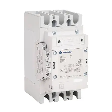 Produktfoto 1 von Allen Bradley 100-E Schütz 100V dc, 250 V dc-Spule, 3-polig, 400V ac / 190 A 250V dc 90 kW 1 Schließer/1 Öffner