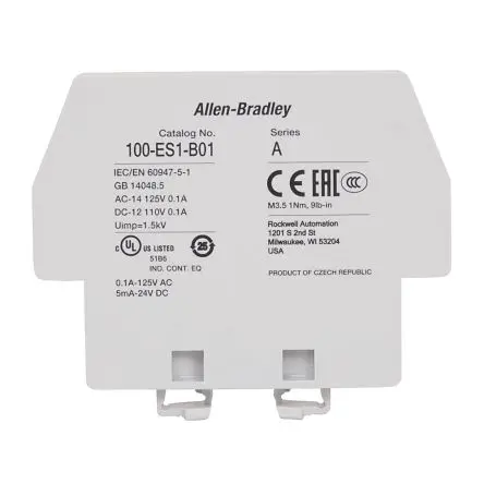 Produktfoto 1 von Allen Bradley Hilfskontakt 3-polig Panel, 3 Schließer, 3 Öffner 10 A, 600V