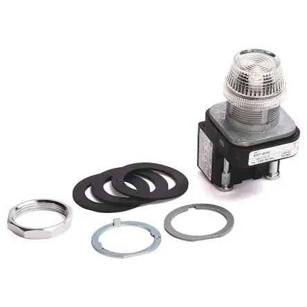 Produktfoto 1 von Allen Bradley 800T Anzeigelampe, Tafelausschnitt-Ø 30 mm, Grün Rund IP66, IP65