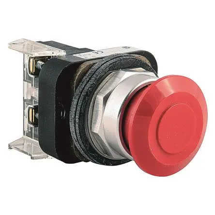 Produktfoto 1 von Allen Bradley 800T Drucktastenkopf Ø 30 mm, Rot Push-Pull Pilzkopf Rund Metall, IP65