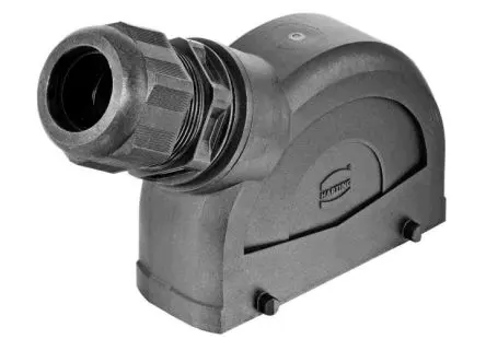 Produktfoto 1 von HARTING Han-Eco B Kappe für robusten Stromversorgungsstecker Doppelter Hebel 2 24B Haube, IP66