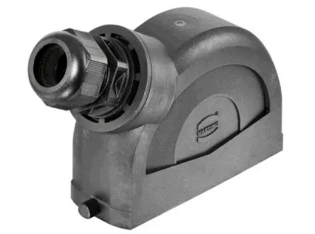Produktfoto 1 von HARTING Han-Eco B Kappe für robusten Stromversorgungsstecker Einhebel 1 24B Haube, IP66