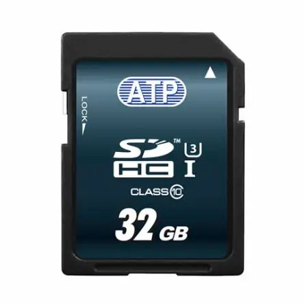 Produktfoto 1 von ATP 32 GB S600SC SDHC SD-Karte UHS 1 U1, Klasse 10 Industriequalität, MLC
