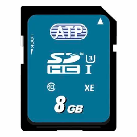 Produktfoto 1 von ATP 8 GB S700SC SDHC SD-Karte Klasse 10, UHS 1 U1 Industriequalität, SLC
