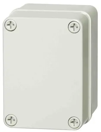 Produktfoto 1 von Fibox; Gehäuse; ABS; Grau; IK07 IP66, IP67 Breite 80 mm Höhe 85 mm Länge 110 mm