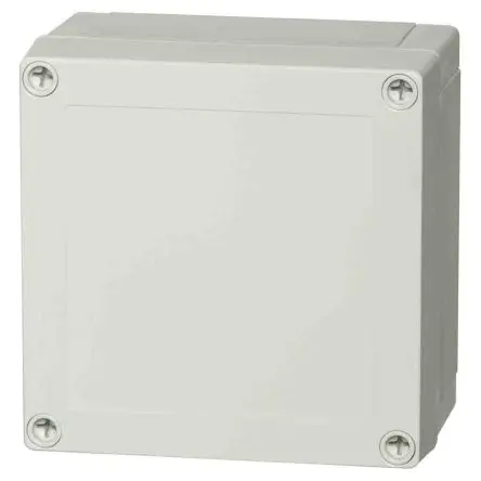 Produktfoto 1 von Fibox MNX; Gehäuse; Polycarbonat; Grau; IK08 IP66, IP67 Breite 130.1 mm Höhe 75 mm Länge 130.1 mm