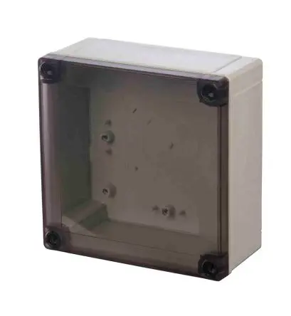 Produktfoto 1 von Fibox MNX; Gehäuse; Polycarbonat; Grau; IK08 IP67, IP66 Breite 130.1 mm Höhe 75 mm Länge 130.1 mm