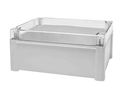 Produktfoto 1 von Fibox TEMPO; Gehäuse; Polycarbonat; Grau; IK08, IK07 IP65 Breite 191 mm Höhe 107.4 mm Länge 240 mm