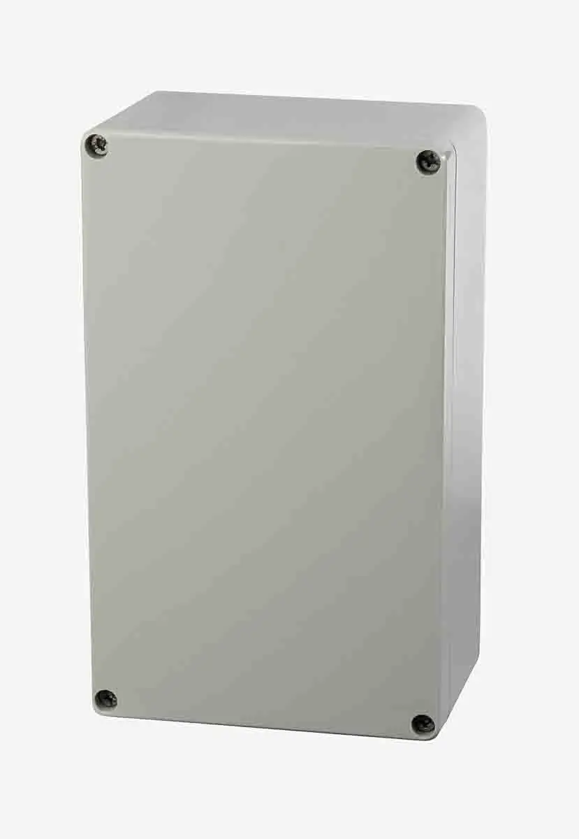 Produktfoto 1 von Fibox EURONORD; Gehäuse; Polycarbonat; Grau; IK08, IK07 IP66, IP40 Breite 120 mm Höhe 90 mm Länge 200 mm