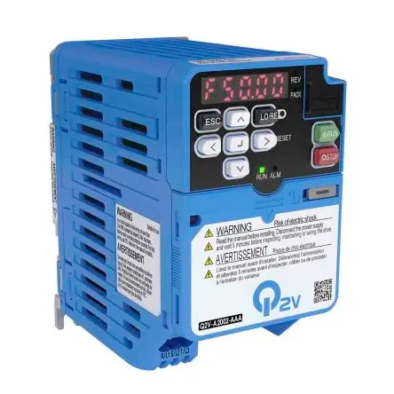 Produktfoto 1 von Omron Q2V 1-Phasen Frequenzumrichter 0.75 kW 240V 3.5 A 590Hz