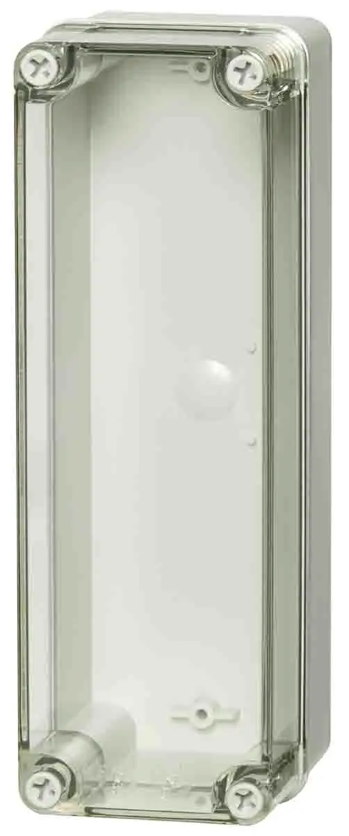 Produktfoto 1 von Fibox Piccolo; Gehäuse; Polycarbonat; Grau; IK08 IP66, IP40 Breite 80 mm Höhe 65 mm Länge 230 mm