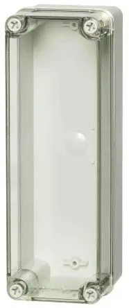 Produktfoto 1 von Fibox Piccolo; Gehäuse; Polycarbonat; Grau; IK08 IP67, IP66 Breite 80 mm Höhe 85 mm Länge 230 mm