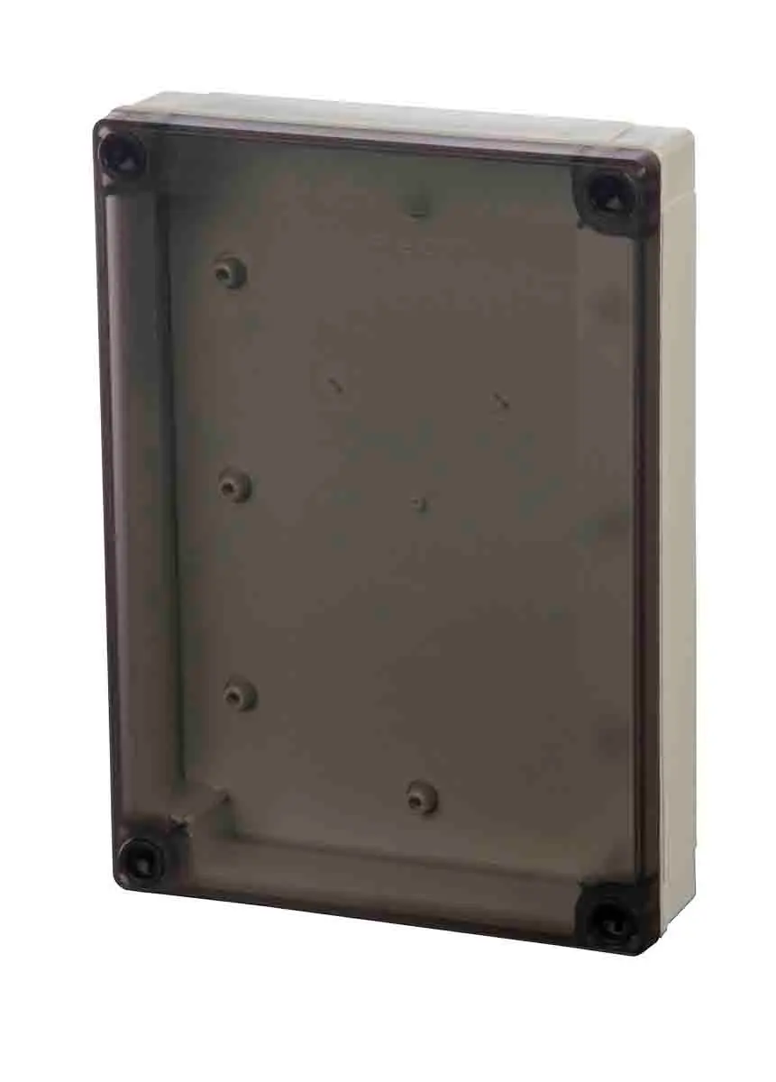 Produktfoto 1 von Fibox MNX; Gehäuse; Polycarbonat; Grau; IK08 IP66, IP40 Breite 130 mm Höhe 50 mm Länge 180 mm