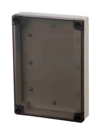 Produktfoto 1 von Fibox MNX; Gehäuse; Polycarbonat; Grau; IK08 IP66, IP67 Breite 130 mm Höhe 50 mm Länge 180 mm