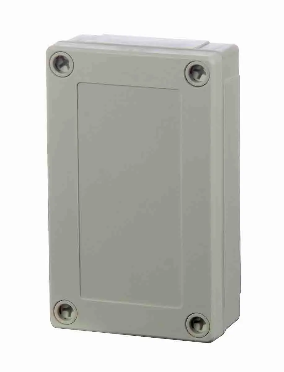 Produktfoto 1 von Fibox MNX; Gehäuse; Polycarbonat; Grau; IK08 IP66, IP40 Breite 80 mm Höhe 50 mm Länge 130 mm