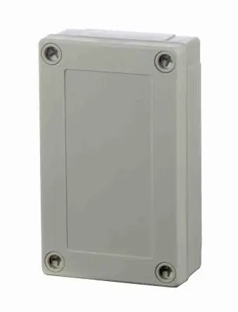 Produktfoto 1 von Fibox MNX; Gehäuse; Polycarbonat; Grau; IK08 IP66, IP67 Breite 80 mm Höhe 50 mm Länge 130 mm