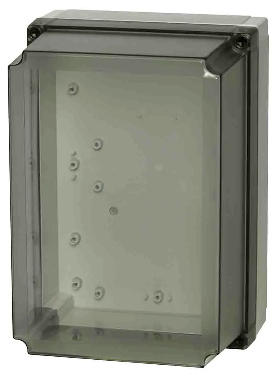 Produktfoto 1 von Fibox MNX; Gehäuse; Polycarbonat; Grau; IK08 IP40, IP66 Breite 180 mm Höhe 75 mm Länge 255 mm