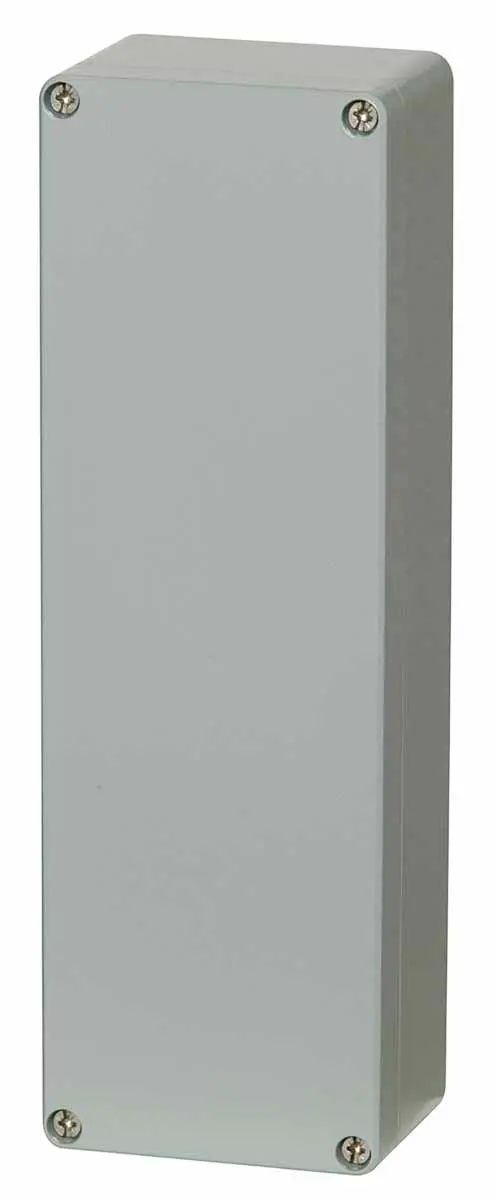 Produktfoto 1 von Fibox; Gehäuse; Aluminium; Silbergrau; IK08 IP68, IP40, IP66 Breite 82 mm Höhe 57 mm Länge 252 mm