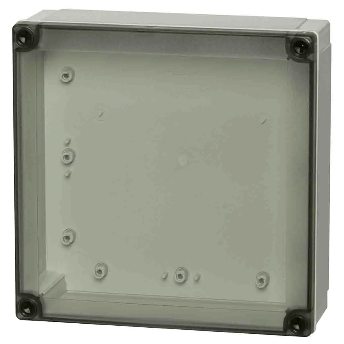 Produktfoto 1 von Fibox MNX; Gehäuse; Polycarbonat; Grau; IK08 IP66, IP40 Breite 180 mm Höhe 75 mm Länge 180 mm