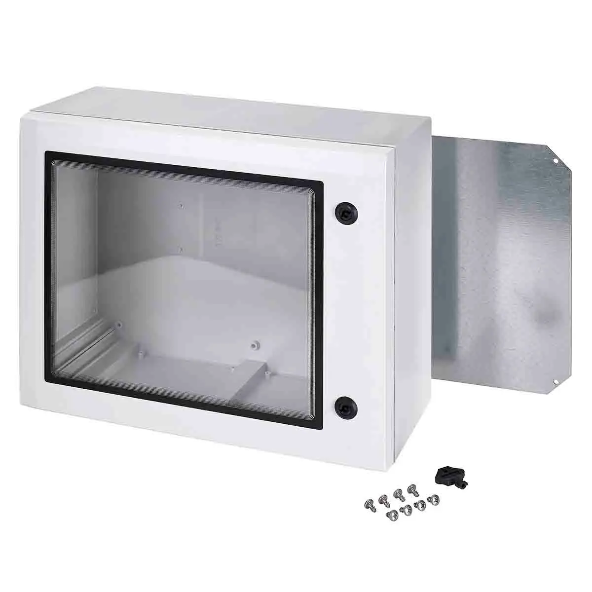 Produktfoto 1 von Fibox ARCA Polycarbonat Wandanschlusskasten Hellgrau IP65 Transparente Tür, HxBxT 222.5 mm, 600 mm x 487 mm