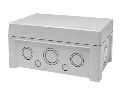 Produktfoto 1 von Fibox TEMPO; Gehäuse; ABS; Grau; IK07 IP65 Breite 122 mm Höhe 90 mm Länge 187 mm