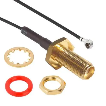 Amphenol RF SMA Stecker/Buchse Koaxialsteckverbinder SMA-Steckverbinder, Schott, 50 Ω Crimpbefestigung, Standard