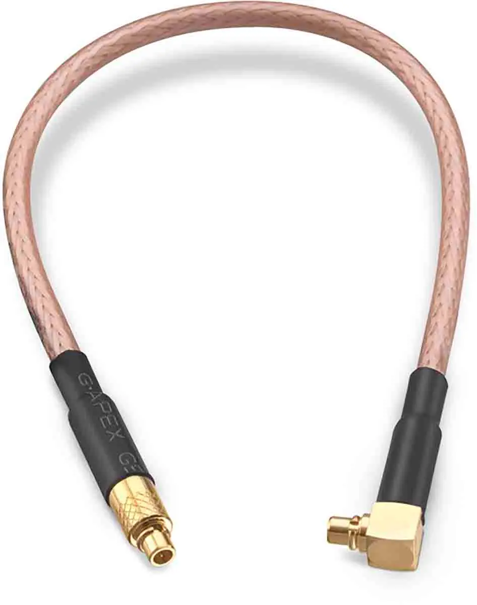 Produktfoto 1 von Wurth Elektronik RG316 Koaxialkabel konfektioniert, 50 Ω, 152.4mm, MMCX / MMCX, Aussen ø 2.49mm B Ausricht, gerade