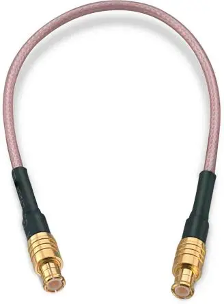 Produktfoto 1 von Wurth Elektronik MCX RG178 Koaxialkabel, Abgeschlossen, 50 Ω, 152.4 mm, Aussen ø 1.8 mm Außen-ø , Schwarz