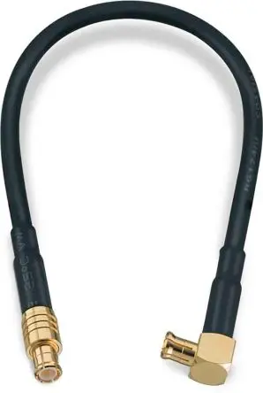Produktfoto 1 von Wurth Elektronik MCX RG174 Koaxialkabel, Abgeschlossen, 50 Ω, 152.4 mm, Aussen ø 2.7 mm Außen-ø , Schwarz