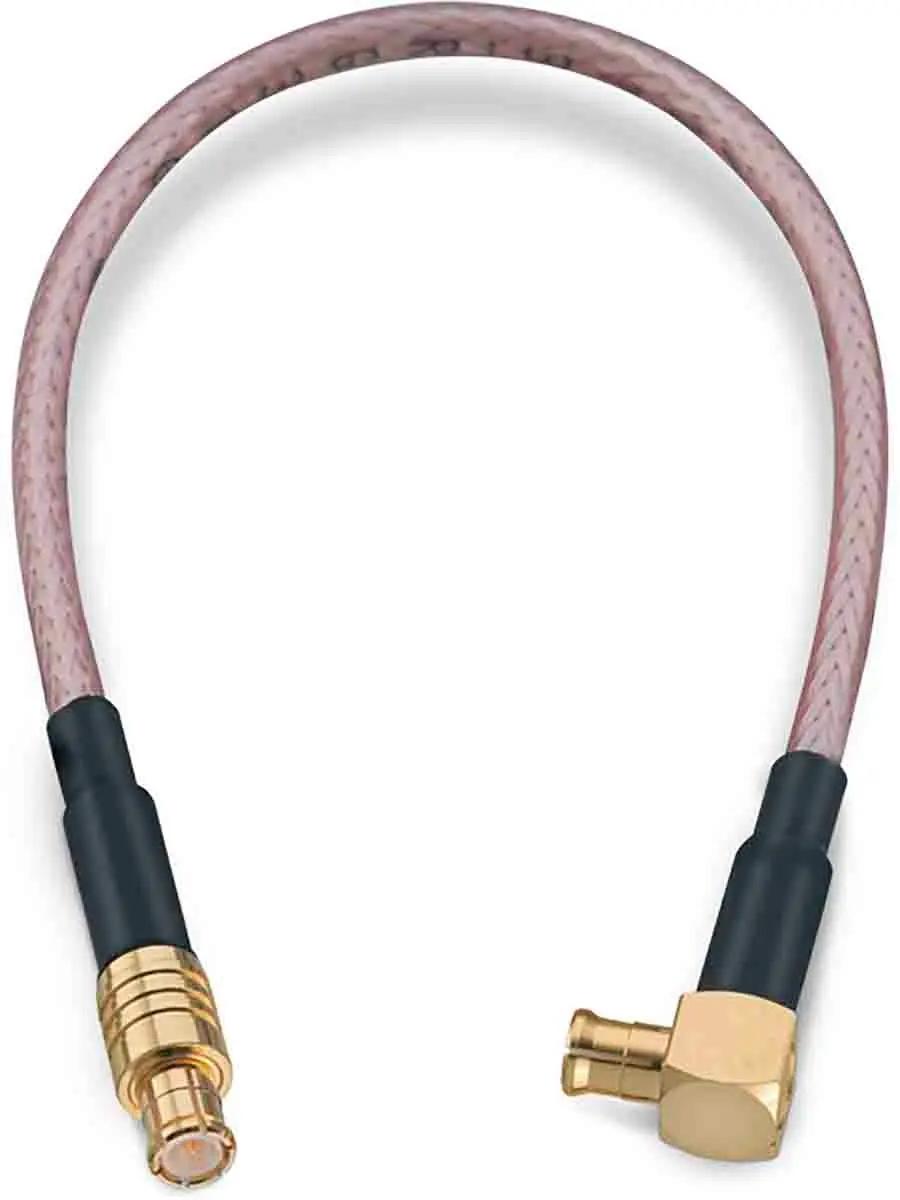 Produktfoto 1 von Wurth Elektronik MCX RG316 Koaxialkabel, Abgeschlossen, 50 Ω, 152.4 mm, Aussen ø 2.49 mm Außen-ø , Schwarz