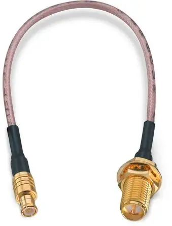 Produktfoto 1 von Wurth Elektronik MCX, RP-SMA RG178 Koaxialkabel, Abgeschlossen, 50 Ω, 152.4 mm, Aussen ø 1.8 mm Außen-ø , Schwarz