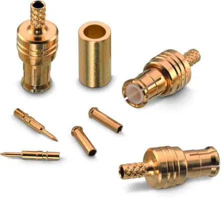 Produktfoto 1 von Wurth Elektronik WR-MCX Stecker Koaxialsteckverbinder MCX-Steckverbinder, Kabel, für RG178, RG196-Kabel, 50 Ω