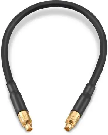 Produktfoto 1 von Wurth Elektronik MMCX RG174 Koaxialkabel, Abgeschlossen, 50 Ω, 152.4 mm, Aussen ø 2.7 mm Außen-ø , Schwarz