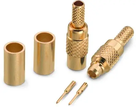 Produktfoto 1 von Wurth Elektronik WR-MMCX Stecker Koaxialsteckverbinder MCX-Steckverbinder, Kabel, für RG174, RG188A, RG-316-Kabel, 50 Ω