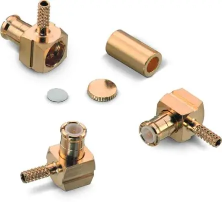 Produktfoto 1 von Wurth Elektronik WR-MCX Stecker Koaxialsteckverbinder MCX-Steckverbinder, Kabel, für RG178, RG196-Kabel, 50 Ω