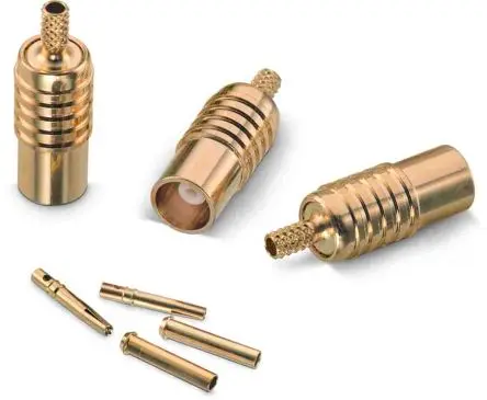 Produktfoto 1 von Wurth Elektronik WR-MCX Buchse Koaxialsteckverbinder MCX-Steckverbinder, Kabel, für RG178, RG196-Kabel, 50 Ω