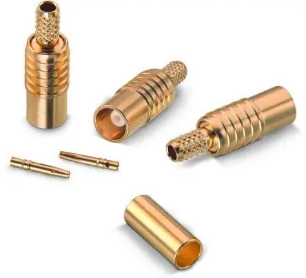 Produktfoto 1 von Wurth Elektronik WR-MCX Buchse Koaxialsteckverbinder MCX-Steckverbinder, Kabel, für RG188A, RG174, RG-316-Kabel, 50 Ω