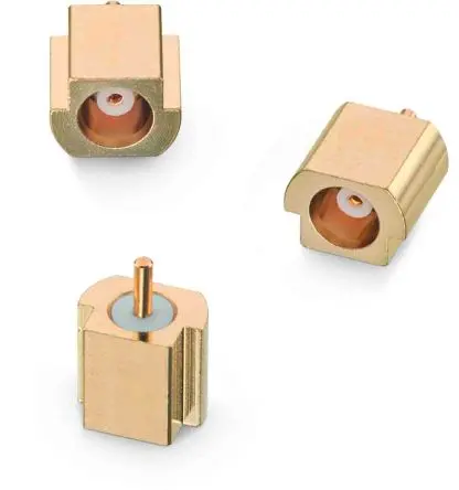 Produktfoto 1 von Wurth Elektronik WR-MCX Buchse Koaxialsteckverbinder MCX-Steckverbinder, Oberfläche, 50 Ω Lot, Standard, Gerade