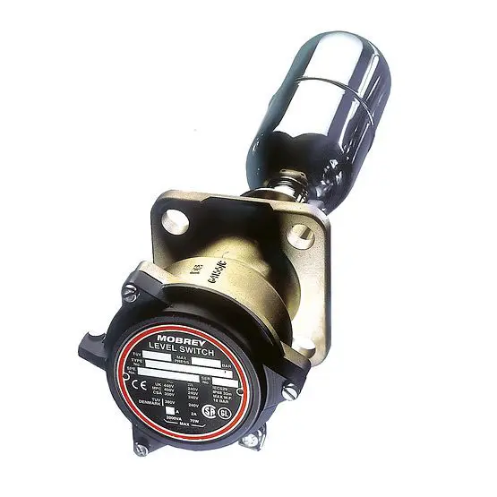 Produktfoto 1 von Delta-Mobrey Schwimmerschalter Seitlich Asbestfreie Platte 240 V dc, SPST, 210 °C 440 V ac → 210 °C