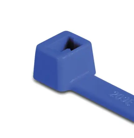 Produktfoto 1 von HellermannTyton T Ethylen-Tetrafluorethylen Kabelbinder Kabelbinder Blau 4.7mm x 382 mm