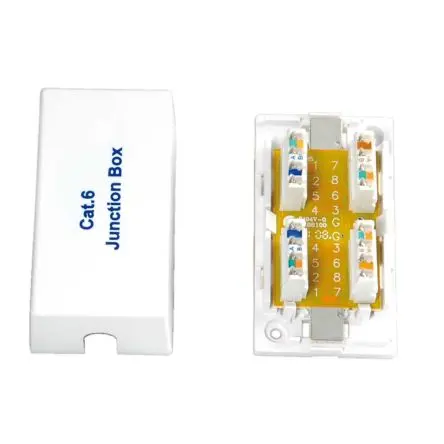 Produktfoto 1 von Roline, 21.17.3066 Schaltkasten, RJ45, Kat. 6, 1 -Port, Typ UTP, Gerade, L 26 mm, Typ Abzweigdose
